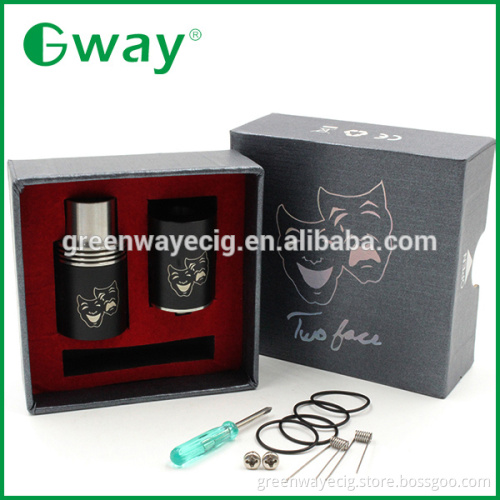 2015 wholesale pure copper connector RDA, two face RDA, hollow point rda by Greenway